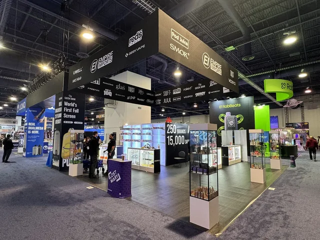 Custom trade show booth, from the builder's portfolio