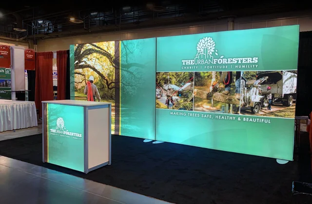 Custom trade show booth, from the builder's portfolio