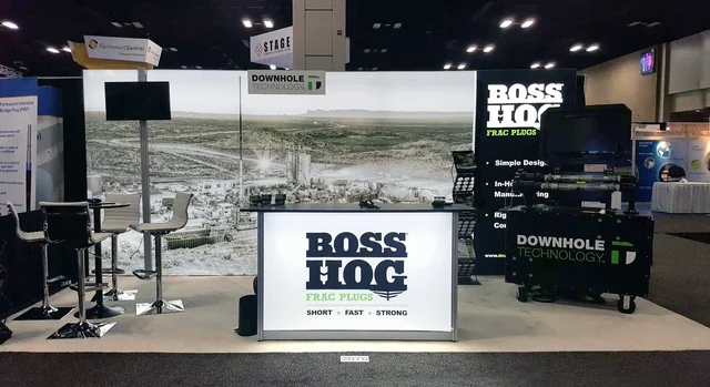 Modular trade show booth, from the builder's portfolio