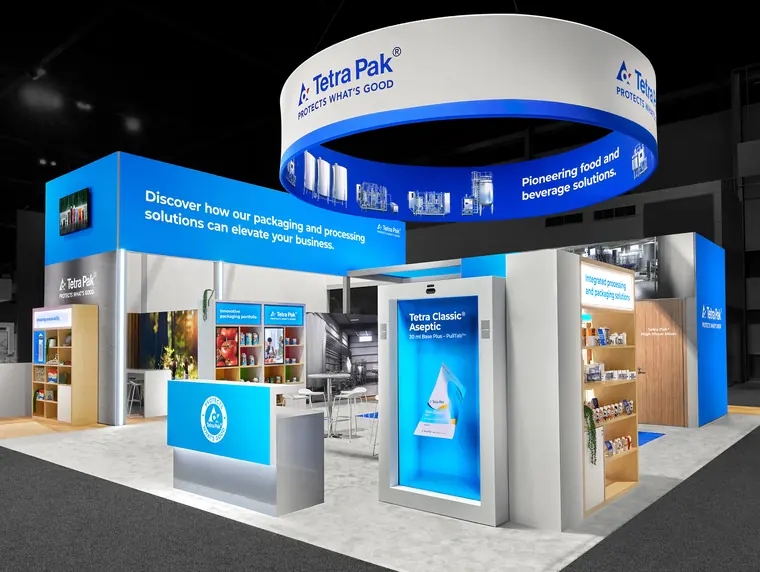 Tetra Pak booth built by Catalyst Exhibits